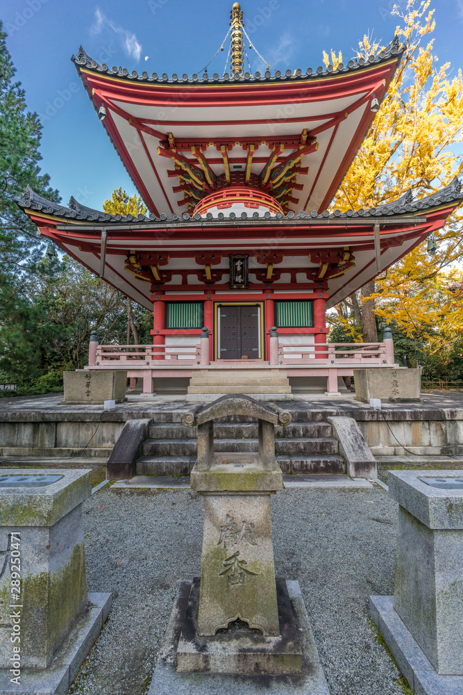 Ichou (ginkgo tree) Autumn colors, Fall foliage and Inscriptions: Rei-to 