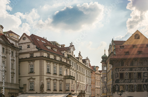 prague street old city praha praga