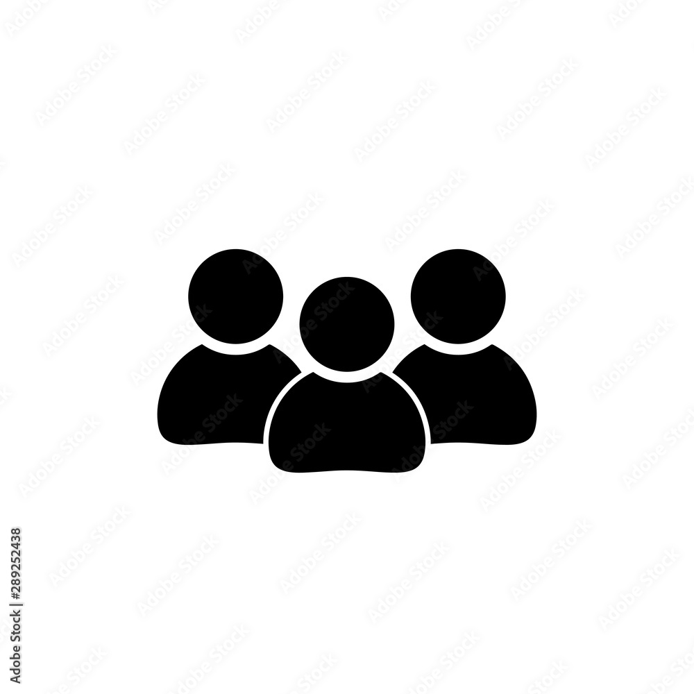 Symbol of business people in flat style. Icon for web site design, logo, app, UI isolated on white background. vector illustration eps 10 Symbol of business people in flat style. Icon for web site design, logo, app, UI isolated on white background. vector illustration eps 10