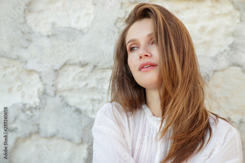 Beautiful woman. Portrait of a beautiful young woman. 