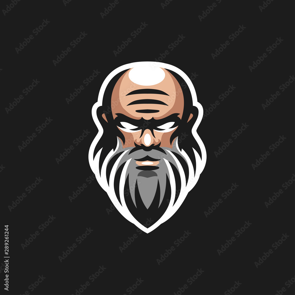 old men logo design vector illustration old men logo design vector illustration