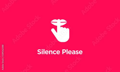 Silence Please Vector Sign Board
