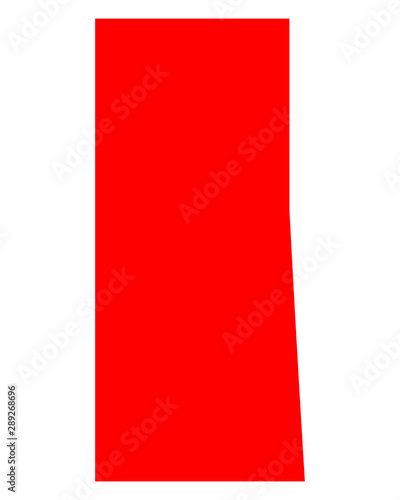 Karte von Saskatchewan