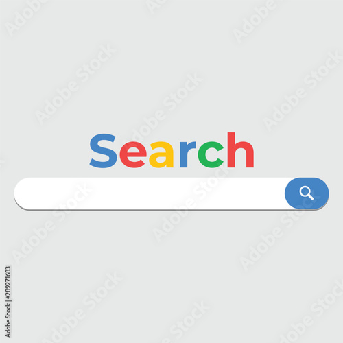 Vector Element Google Search Bar Site, Search Engine Template
