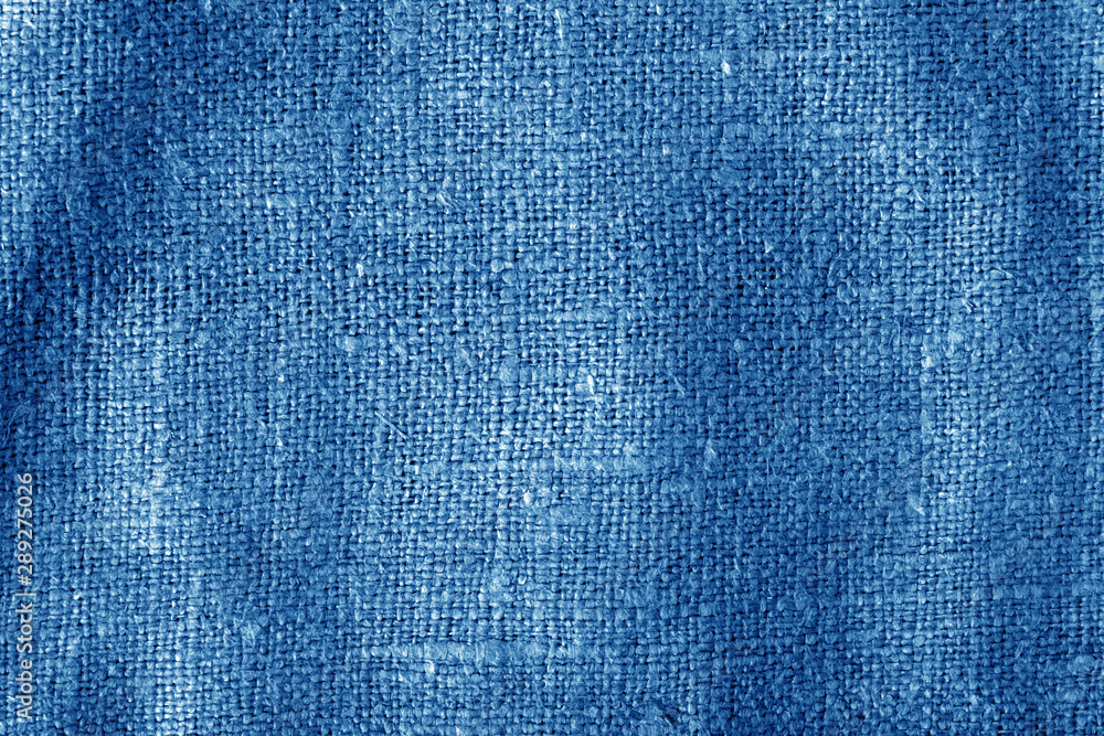Sack cloth texture with blur effect in navy blue color. Sack cloth texture with blur effect in navy blue color.