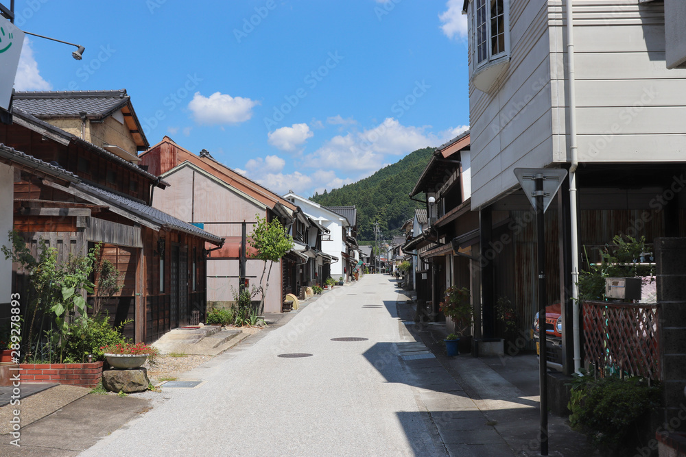 豊田市足助の町並み(愛知県),asuke,toyota city,aichi pref,japan 豊田市足助の町並み(愛知県),asuke,toyota city,aichi pref,japan