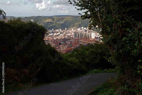 View of Bilbao from a hill © Laiotz