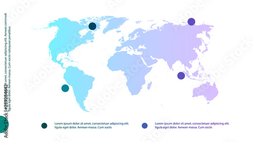 Brochure cover infographics used in marketing and advertising