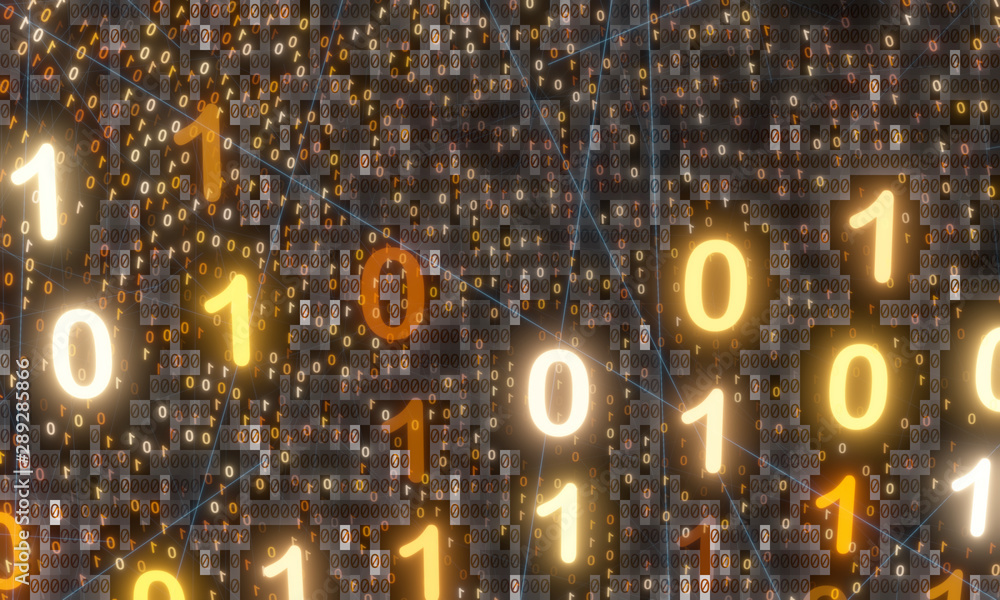 Obraz premium Software, web development, programming concept. Abstract Programming