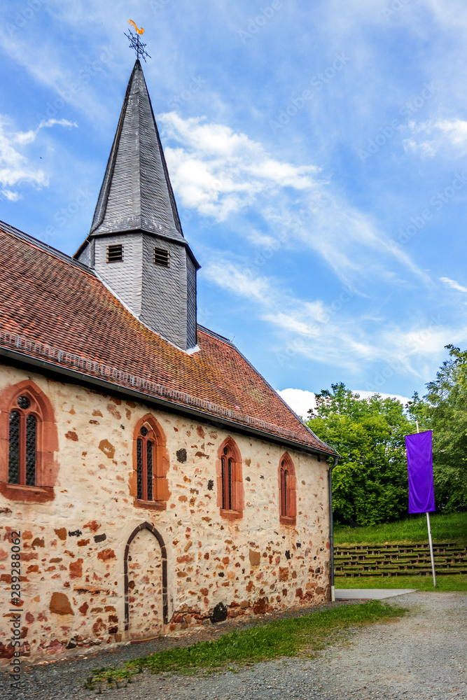 Fototapeta premium Kirche, Hessenpark, Taunus, Deutschland