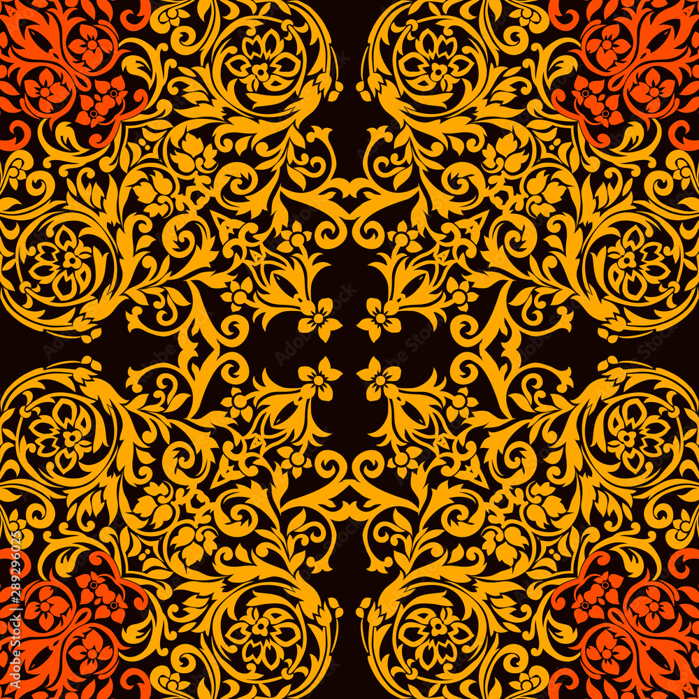 Indian Traditional paisley pattern