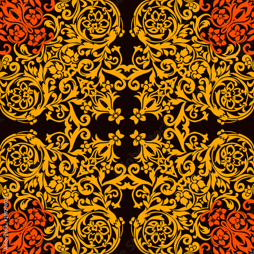 Indian Traditional paisley pattern