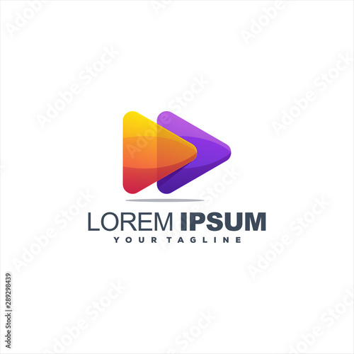 Free Download awesome media play logo design - GFXLoad