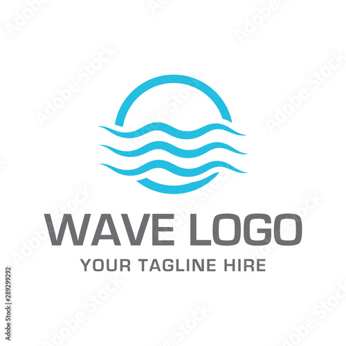 wave icon vector design illustration