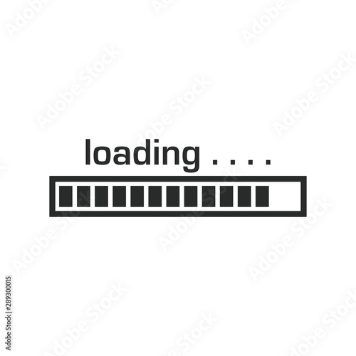 loading, progress icon vector design illustration