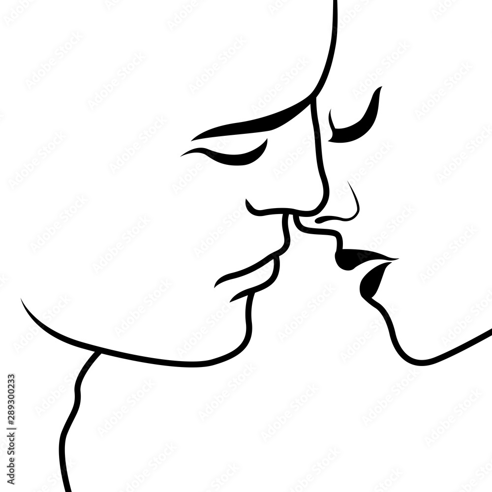 Romantic moment before kiss Romantic moment before kiss