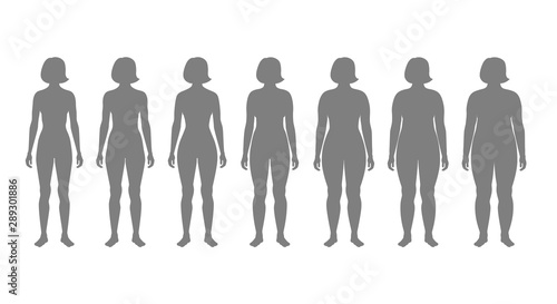 vector woman silhouette
