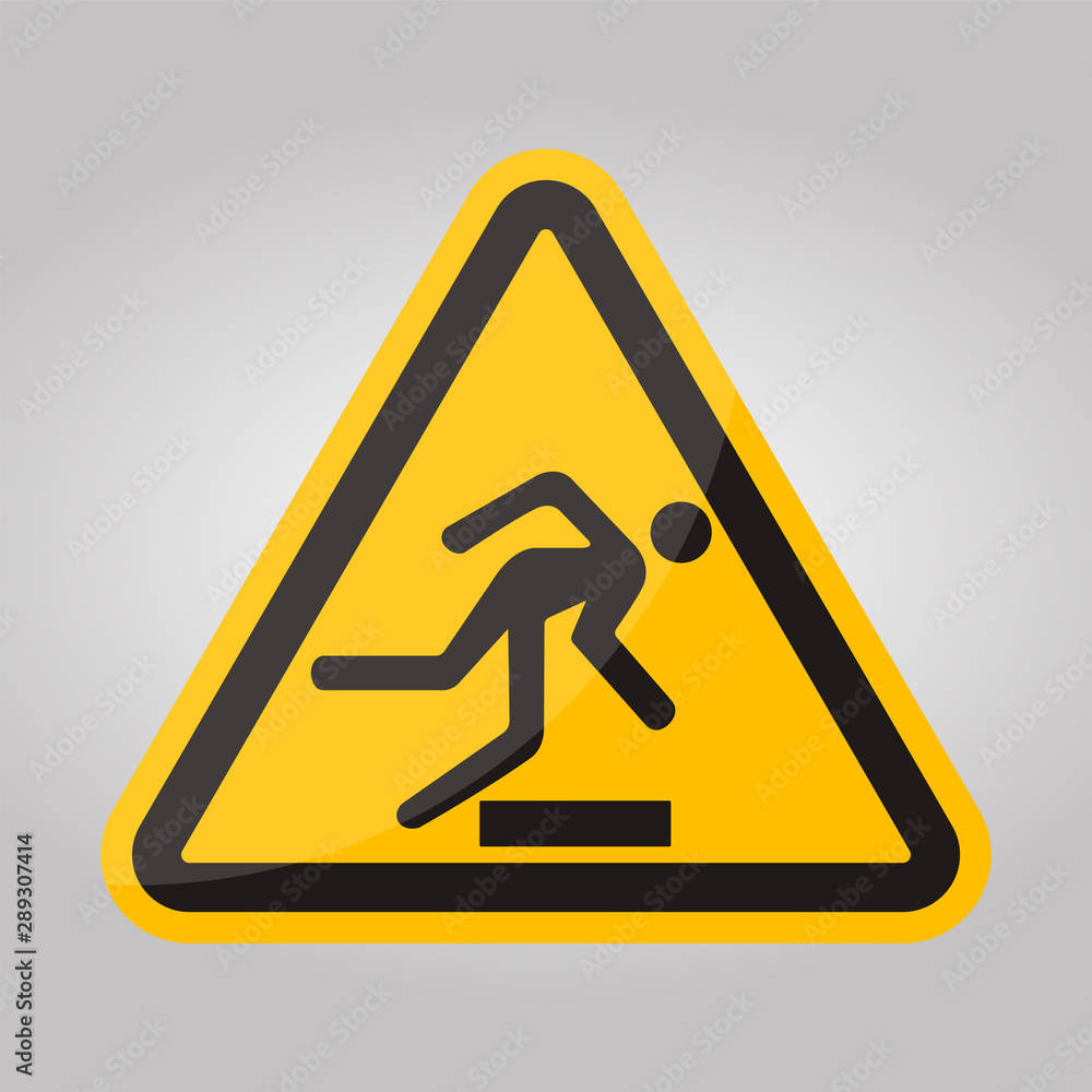 Beware Obstacles Symbol Sign Isolate On White Background,Vector Illustration Beware Obstacles Symbol Sign Isolate On White Background,Vector Illustration