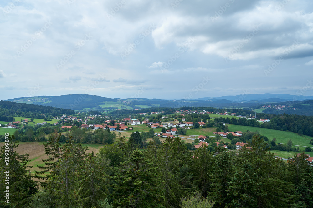 Obraz premium Nationalpark Bayrische Wald von Waldhäuser bis Neuschönau und rund um den Berg Lusen 1373m