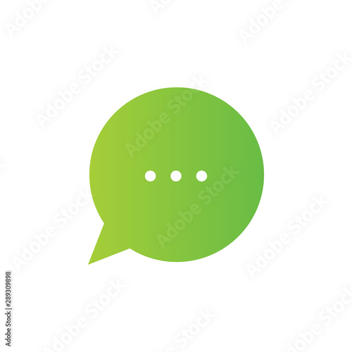 Chat graphic design template vector isolated illustration