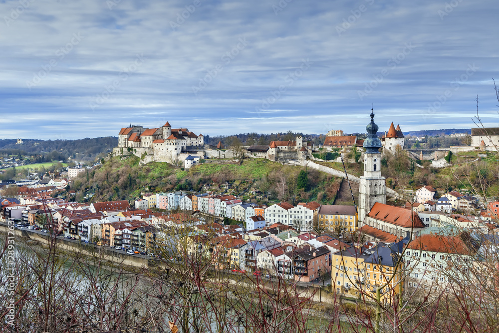 View of Burghausen, Germany