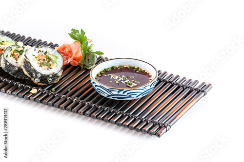 SushiRoll con salsa de soja