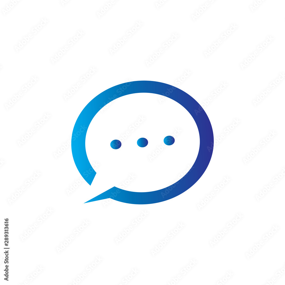 Chat graphic design template vector isolated illustration Chat graphic design template vector isolated illustration