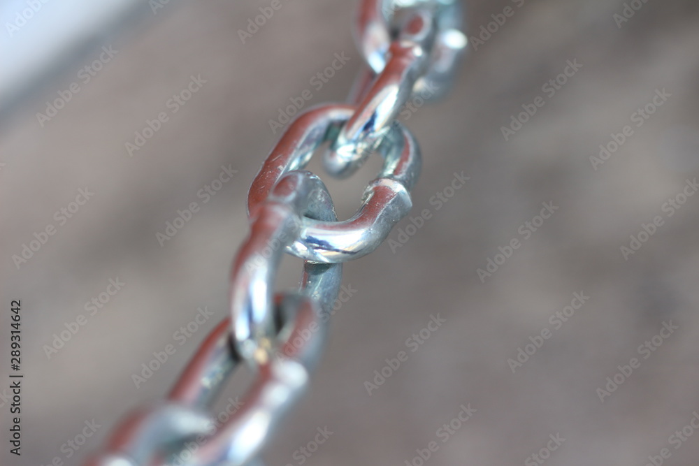 Fototapeta premium Rusty old chain texture background