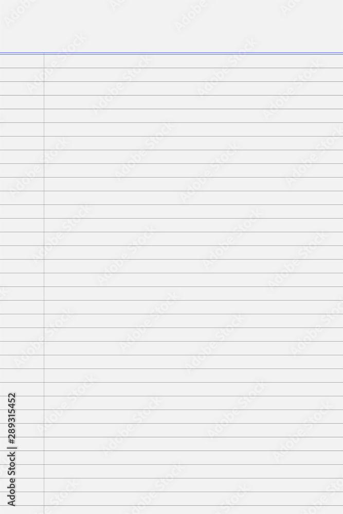Illustration of blank line notepad Illustration of blank line notepad
