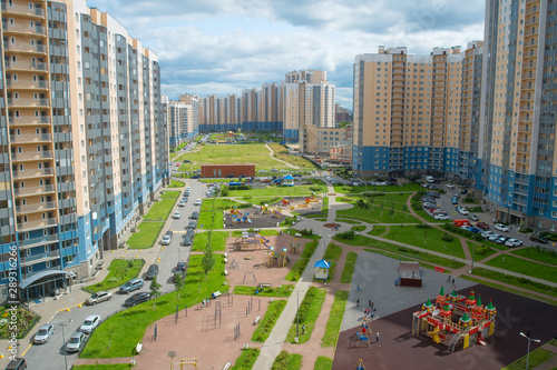 apartment neighborhood park...