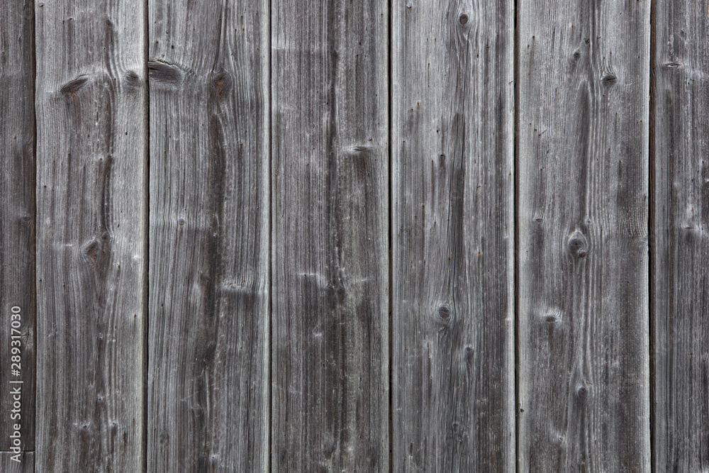 Fototapeta premium Very old gray wooden planks, useful as background