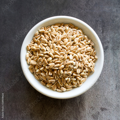 Closeup of Bowl of Farro