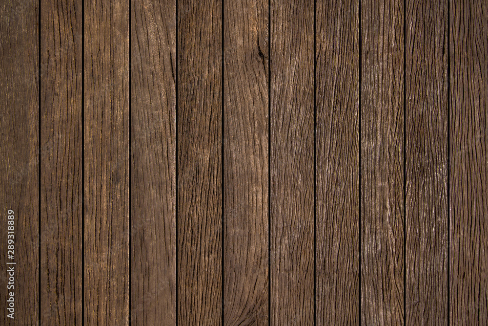 Brown wooden surface texture background. Top view angle.