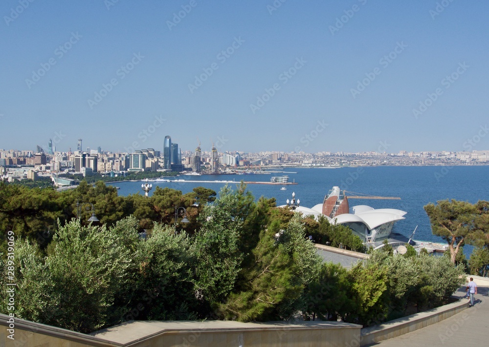 Sea view in Baku, Azerbaijan 