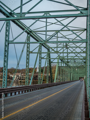 Old bridge over Delaware River