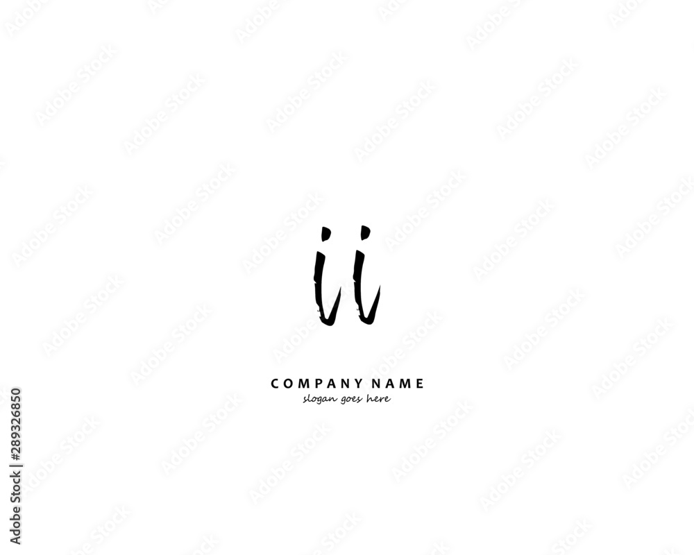 II Initial letter logo template vector II Initial letter logo template vector
