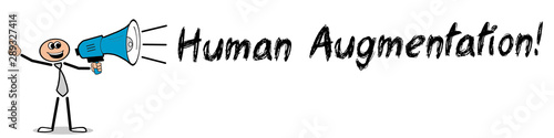 Obraz na płótnie Human Augmentation!