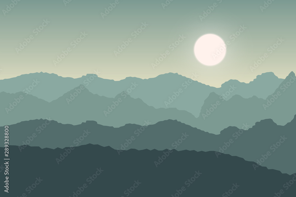 Background of mountains, hills at sunset. Beautiful nature Background of mountains, hills at sunset. Beautiful nature