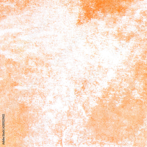 Abstract orange ink spot textured background. Modern design wate