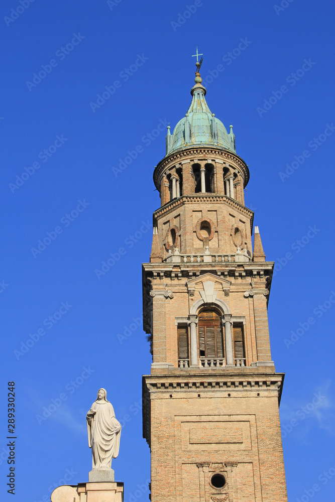 The baroque church Chiesa di San Giovanni Evangelista, Parma, Italy.