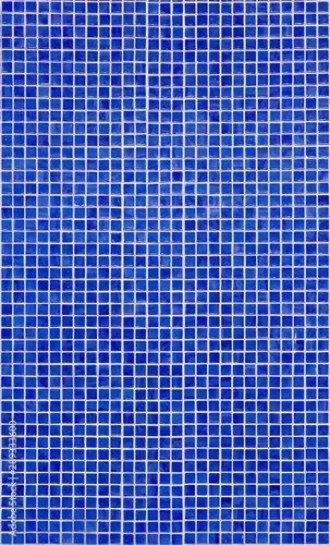 Small blue bathroom tiles