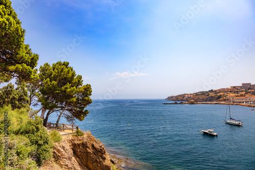  Seaside of Banyuls-sur-Mer, Pyrenees-Orientales, Catalonia, Languedoc-Roussillon, France