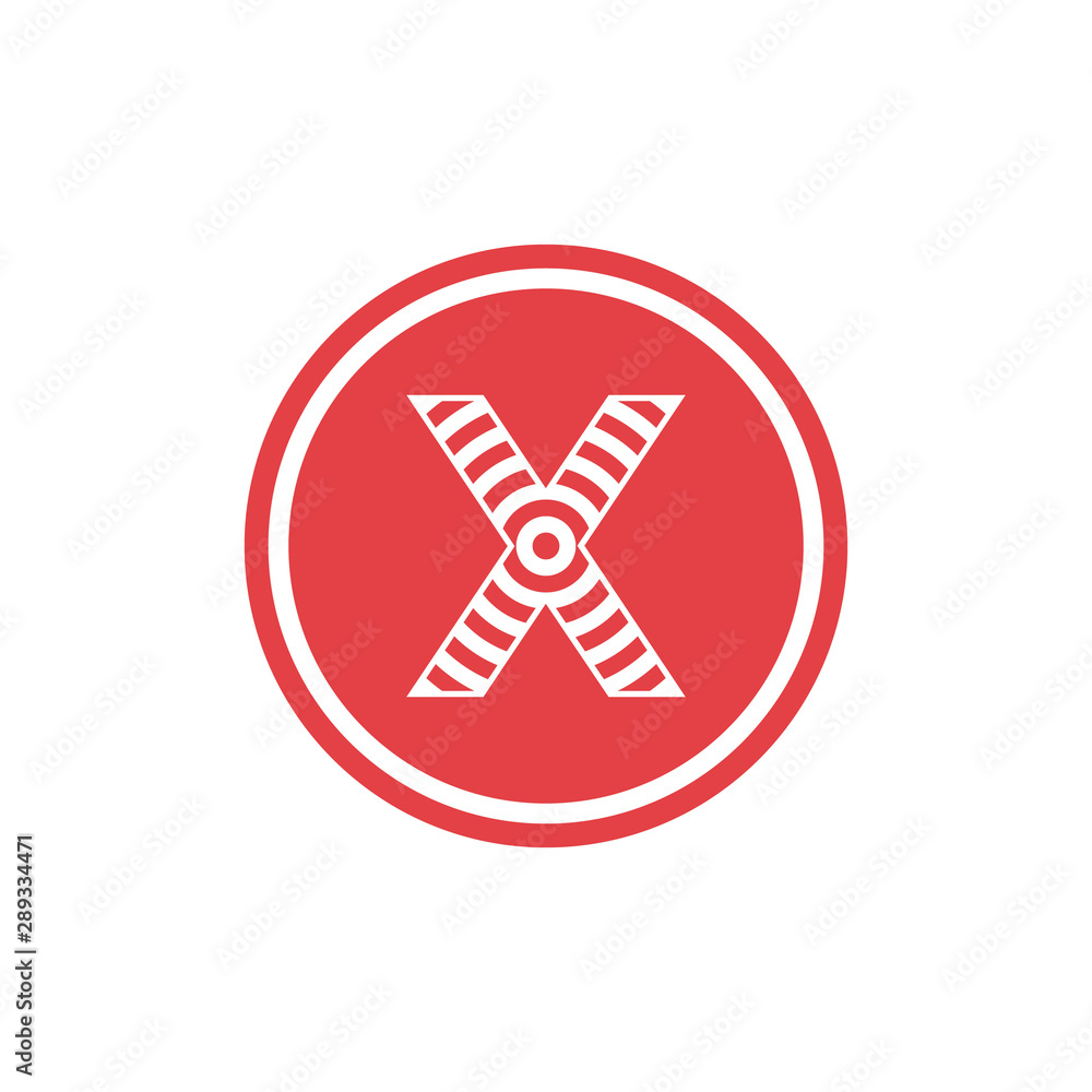 abstract vector illustration circles forming letter x icon logo modern design abstract vector illustration circles forming letter x icon logo modern design