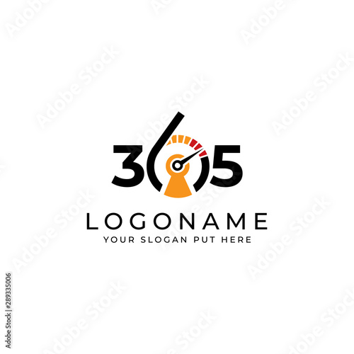 Security 365 logo identity design template