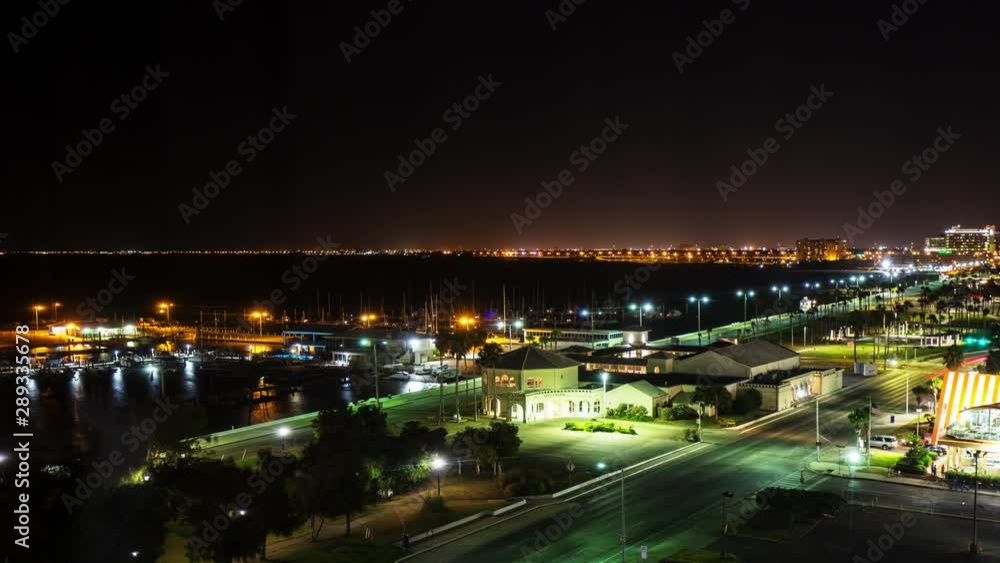 Corpus Christi Night Timelapse. a night time timelapse of the shore of Corpus Christi Texas from above Corpus Christi Night Timelapse. a night time timelapse of the shore of Corpus Christi Texas from above