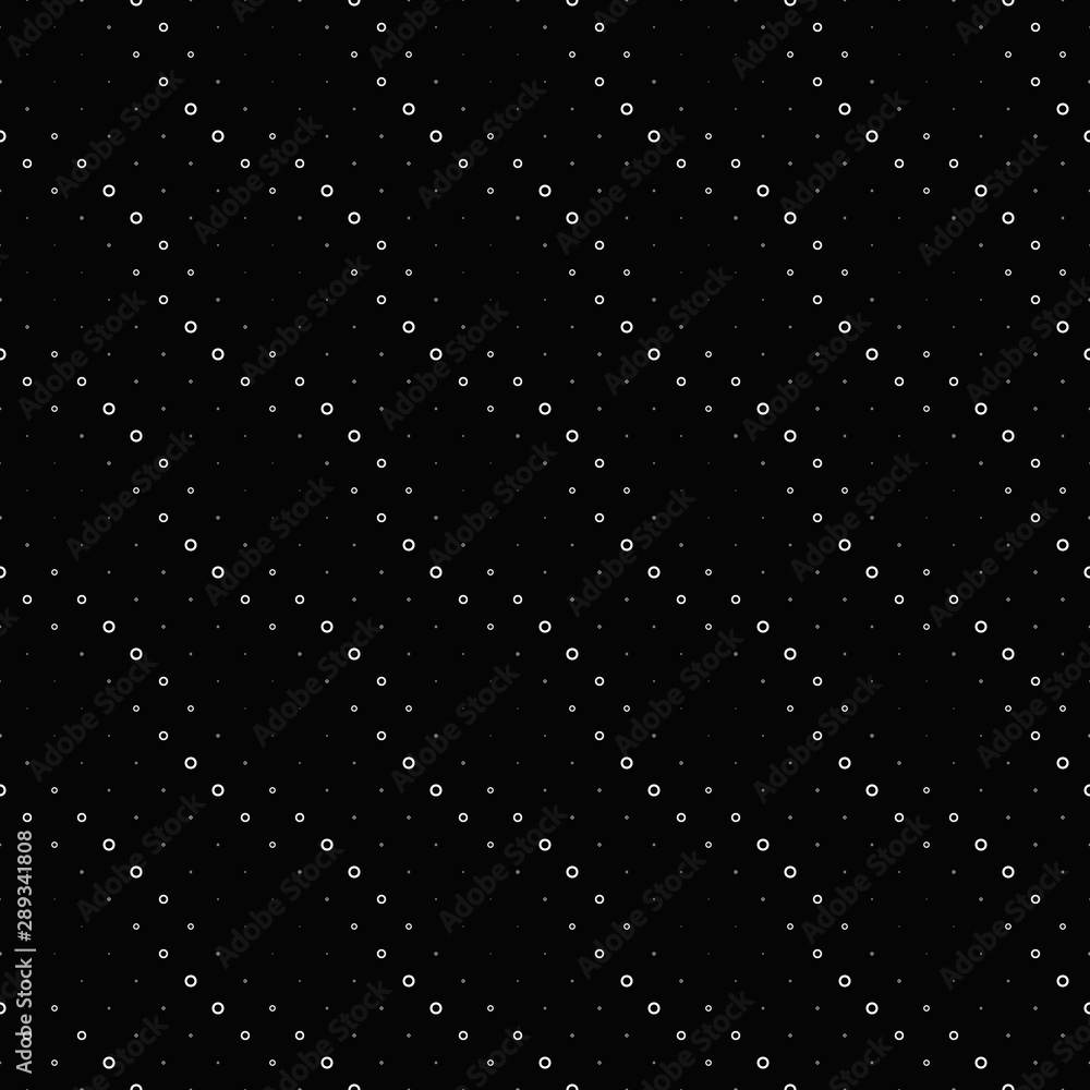 Seamless black and white ring pattern background - abstract vector design from circles Seamless black and white ring pattern background - abstract vector design from circles