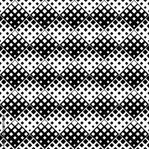 Geometrical rounded square pattern background design - monochrome abstract vector illustration