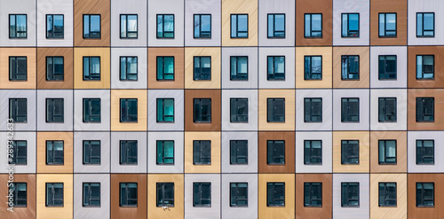 Photography Facade of modern building in Copenhagen.