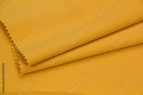 Fabric suiting gabardine yellow