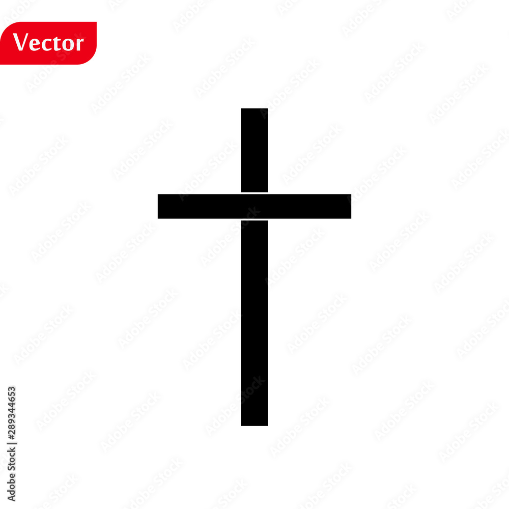 Latin cross icon. Elements of cross icon. Premium quality graphic design. Signs and symbol collection icon for websites, web design, mobile app, info graphics on white background